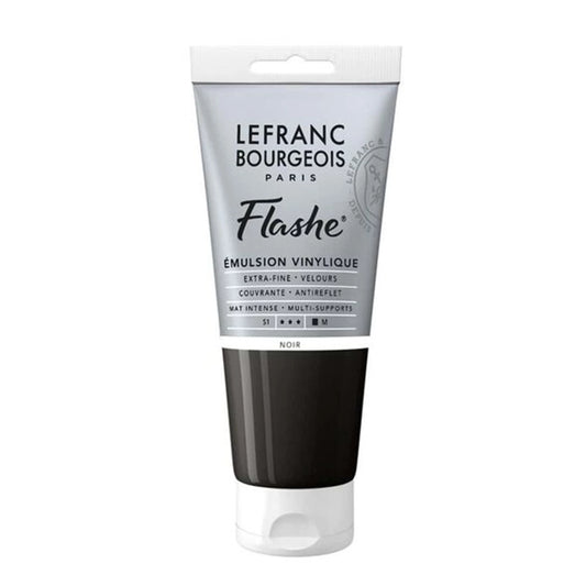 LFB FLASHE ACRYL 80ML TUBE SCHWARZ