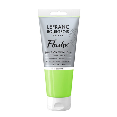 LFB FLASHE ACRYL 80ML TUBE FEURIGGRÜN