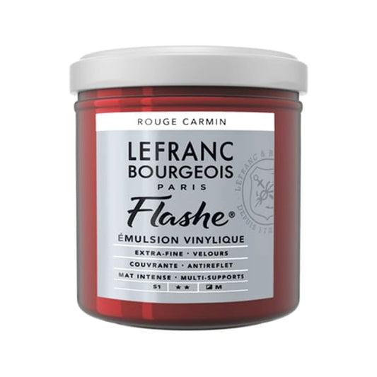 LFB FLASHE ACRYL 125ML TOPF KARMINROT