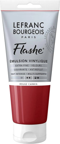 LFB FLASHE ACRYL 80ML TUBE KARMINROT