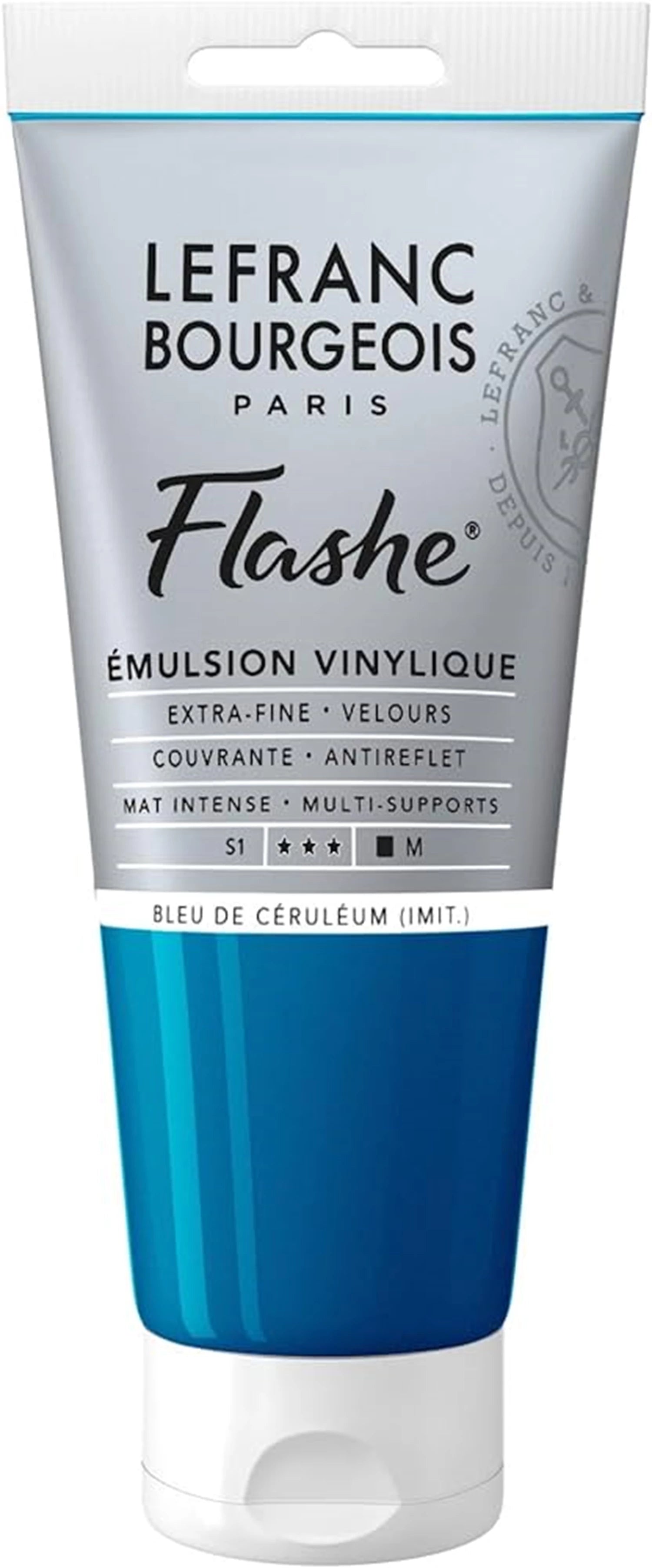 LFB FLASHE ACRYL 80ML TUBE CÖLINBLAU FARBTON