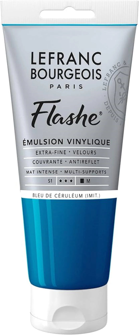 LFB FLASHE ACRYL 80ML TUBE CÖLINBLAU FARBTON