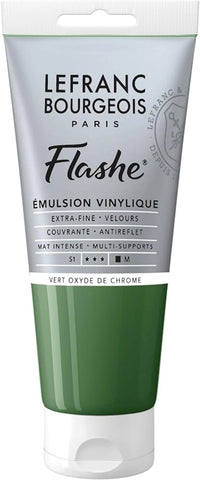 LFB FLASHE ACRYL 80ML TUBE CHROMOXYDGRÜN