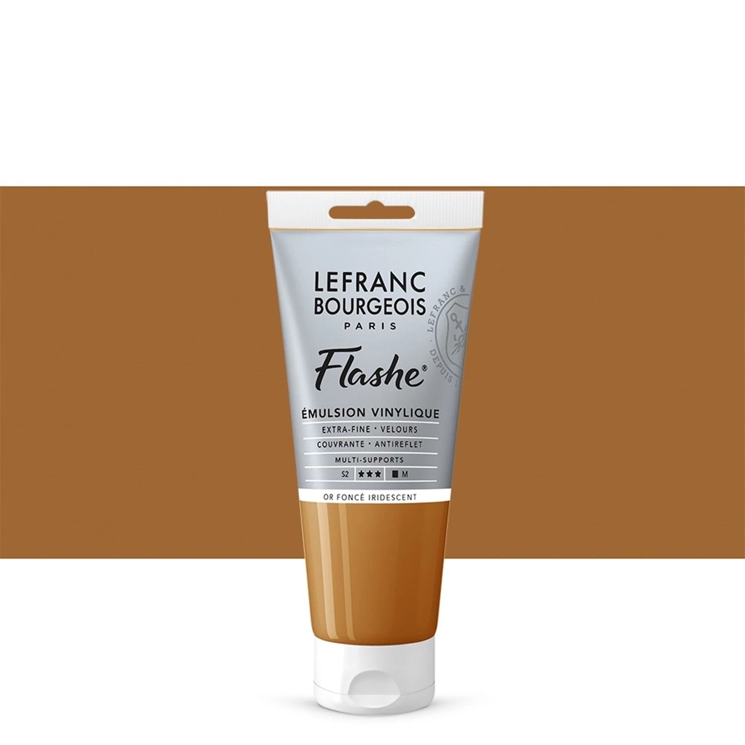 LFB FLASHE ACRYL 80ML TUBE IRISIERENDES TIEFES GOLD