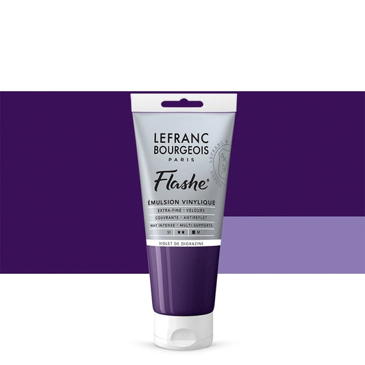 LFB FLASHE ACRYL 80ML TUBE DIOXAZINE VIOLETT