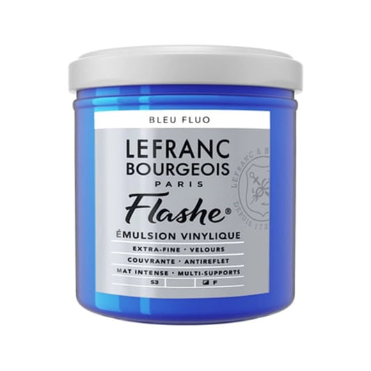LFB FLASHE ACRYL 125ML TOPF FLUOBLAU