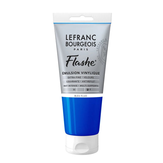 LFB FLASHE ACRYL 80ML TUBE FLUOBLAU
