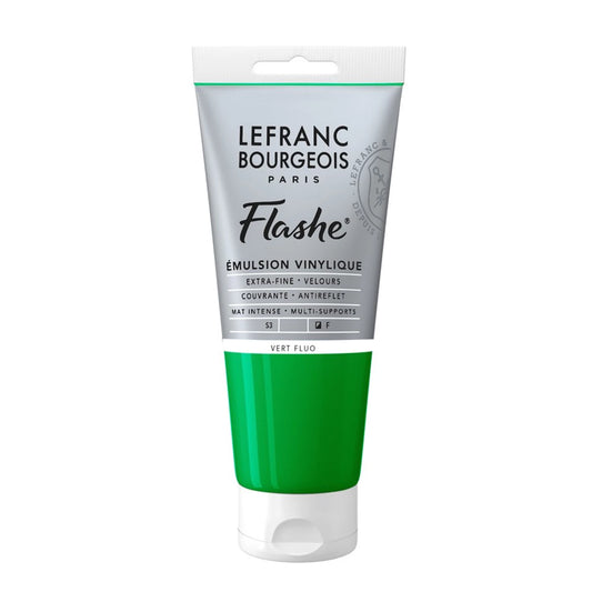 LFB FLASHE ACRYL 80ML TUBE FLUOGRÜN