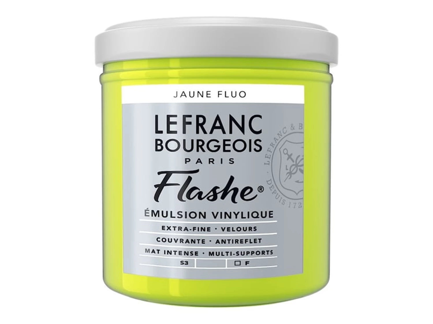 LFB FLASHE ACRYL 125ML TOPF FLUOGELB