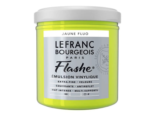 LFB FLASHE ACRYL 125ML TOPF FLUOGELB
