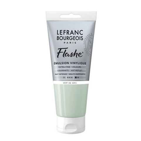 LFB FLASHE ACRYL 80ML TUBE GRÜNGRAU