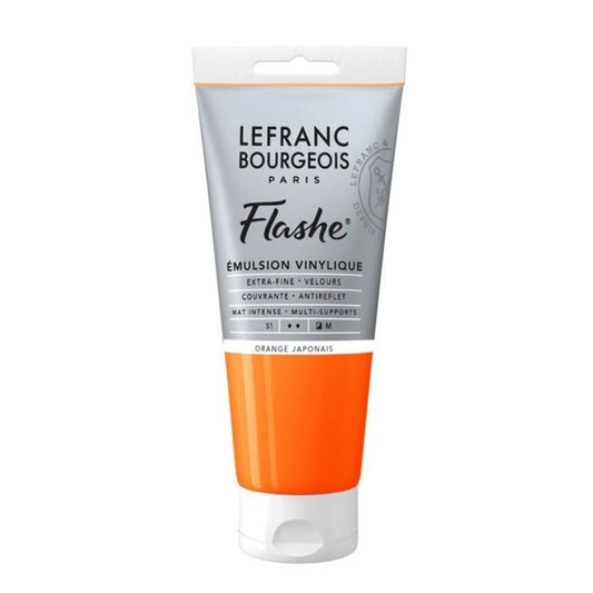 LFB FLASHE ACRYL 80ML TUBE JAPANISCHORANGE