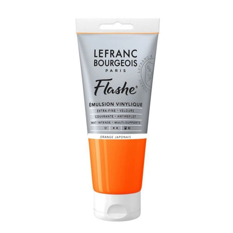 LFB FLASHE ACRYL 80ML TUBE JAPANISCHORANGE