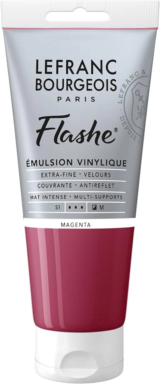 LFB FLASHE ACRYL 80ML TUBE MAGENTA