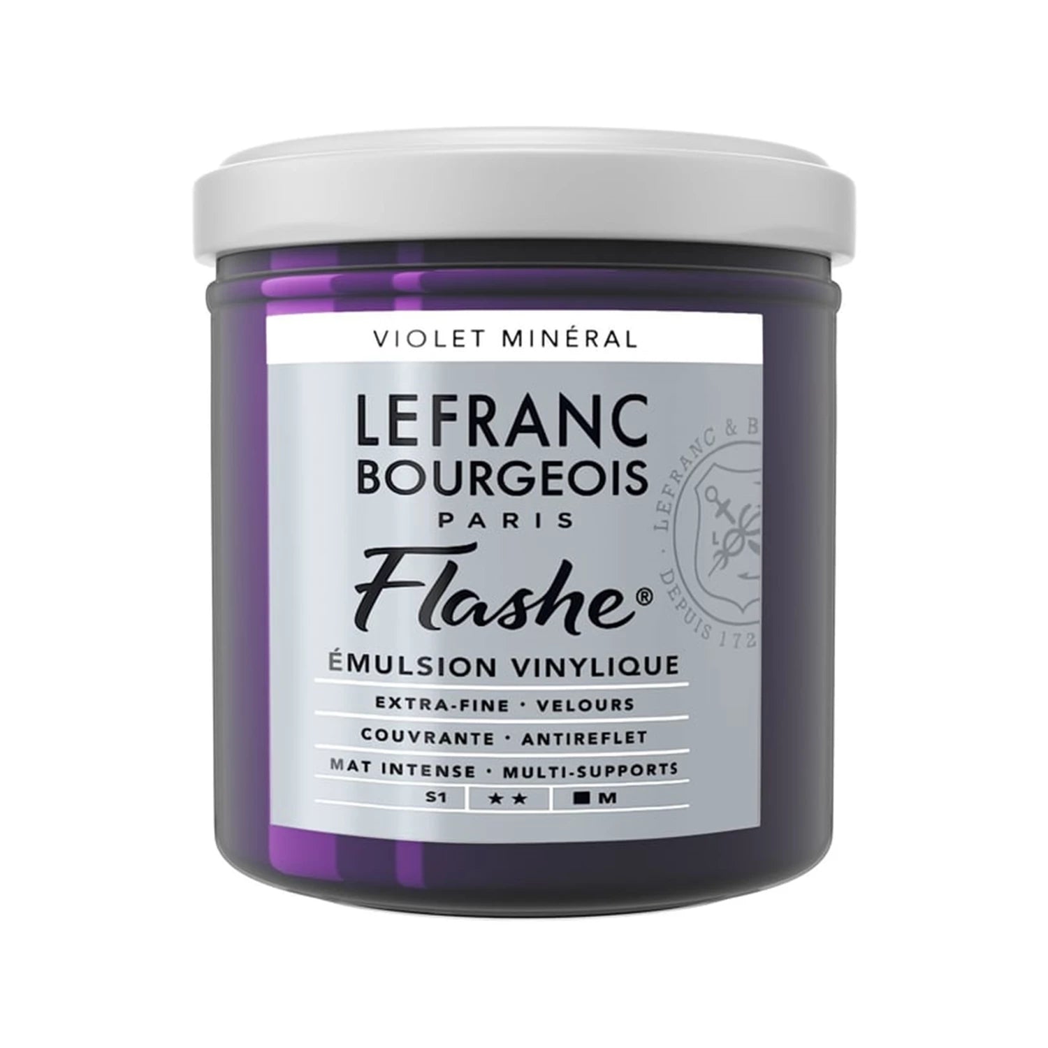 LFB FLASHE ACRYL 125ML TOPF MINERALVIOLETT