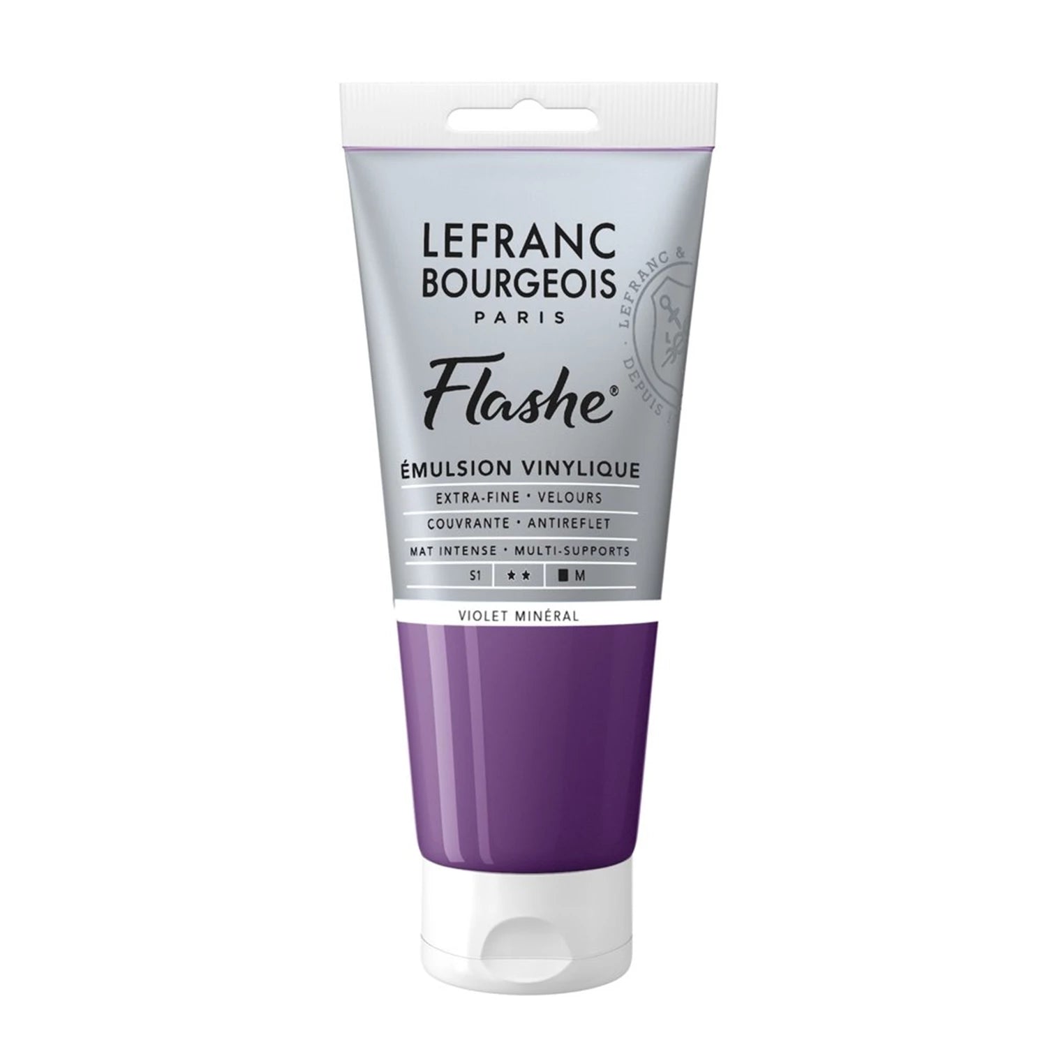 LFB FLASHE ACRYL 80ML TUBE MINERALVIOLETT
