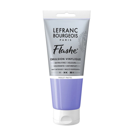 LFB FLASHE ACRYL 80ML TUBE PASTELLVIOLETT