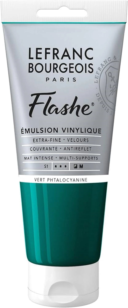 LFB FLASHE ACRYL 80ML TUBE PHTHALOZYANINGRÜN