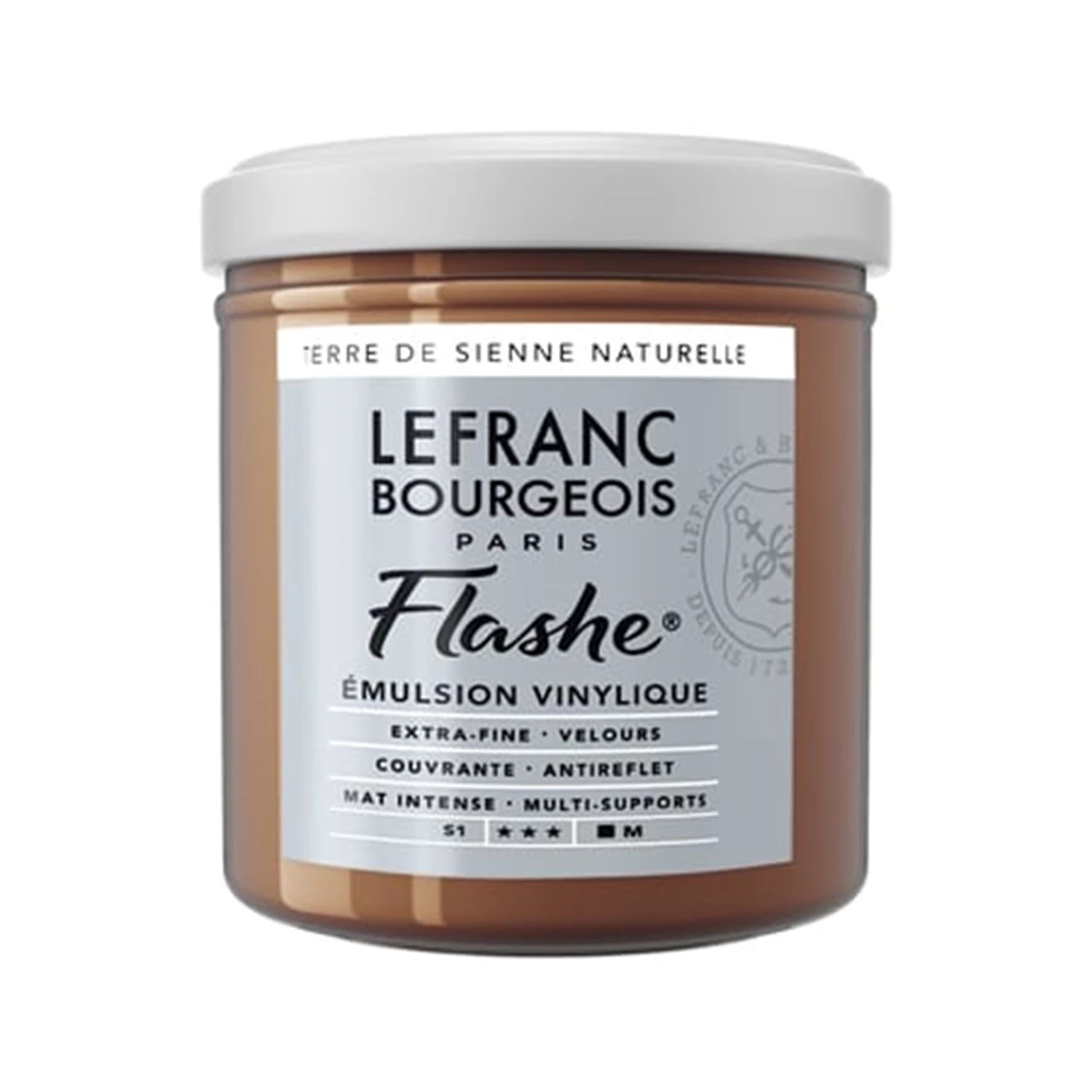 LFB FLASHE ACRYL 125ML TOPF SIENA NATUR