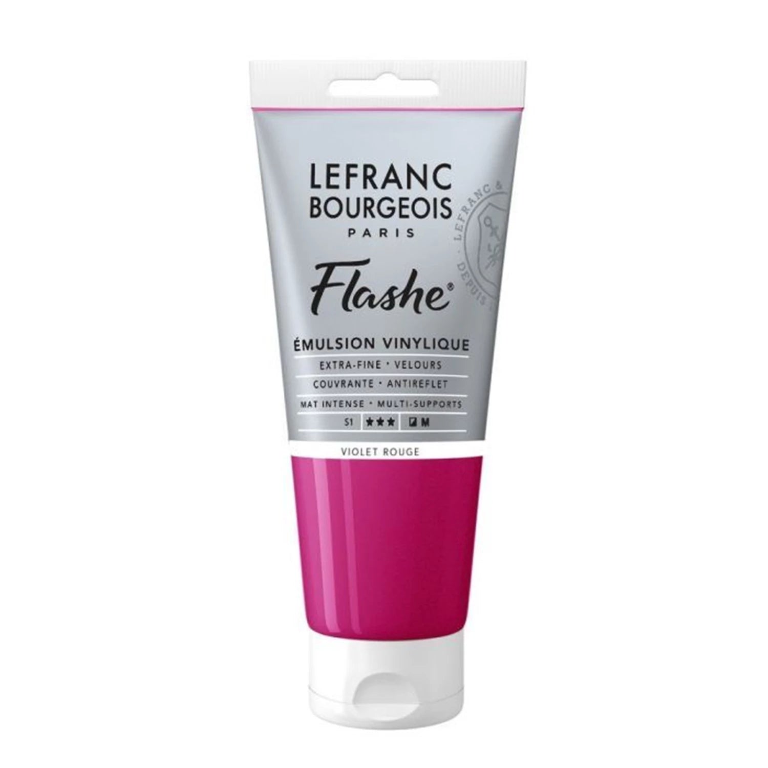 LFB FLASHE ACRYL 80ML TUBE ROTVIOLETT