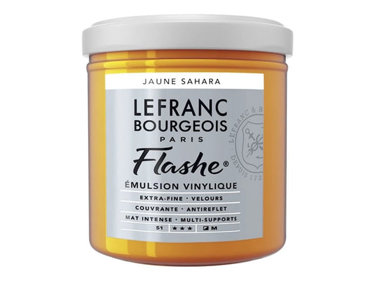 LFB FLASHE ACRYL 125ML TOPF SAHARAGELB