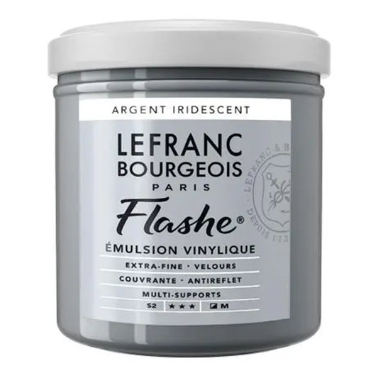 LFB FLASHE ACRYL 125ML TUBE IRISIERENDES SILBER