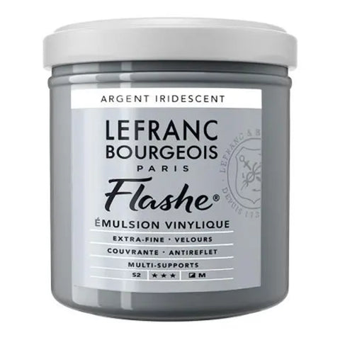 LFB FLASHE ACRYL 125ML TUBE IRISIERENDES SILBER