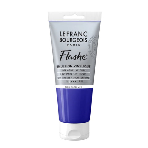 LFB FLASHE ACRYL 80ML TUBE ULTRAMARINBLAU