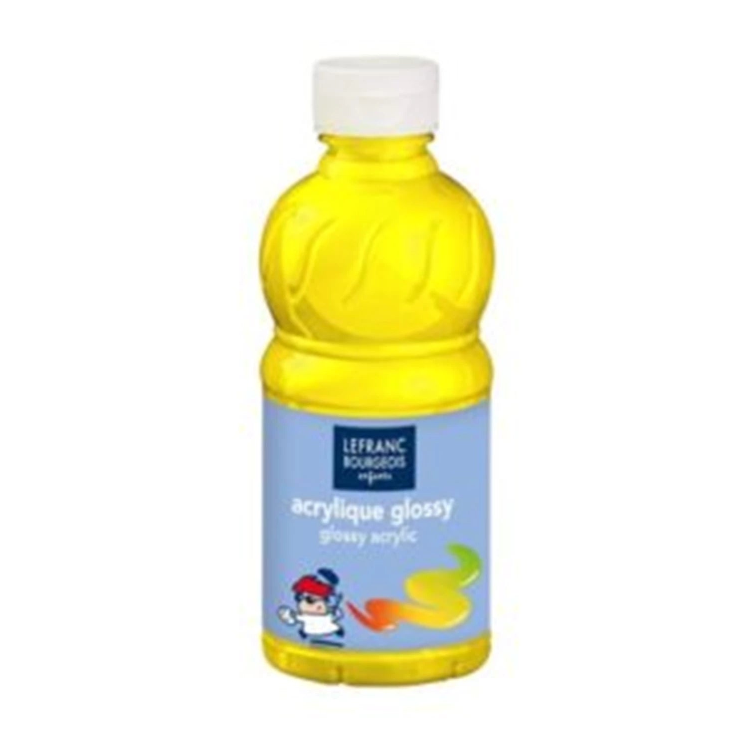 LFB GLOSSY ACRYLFARBE 250ML FLASCHE - PRIMÄRGELB
