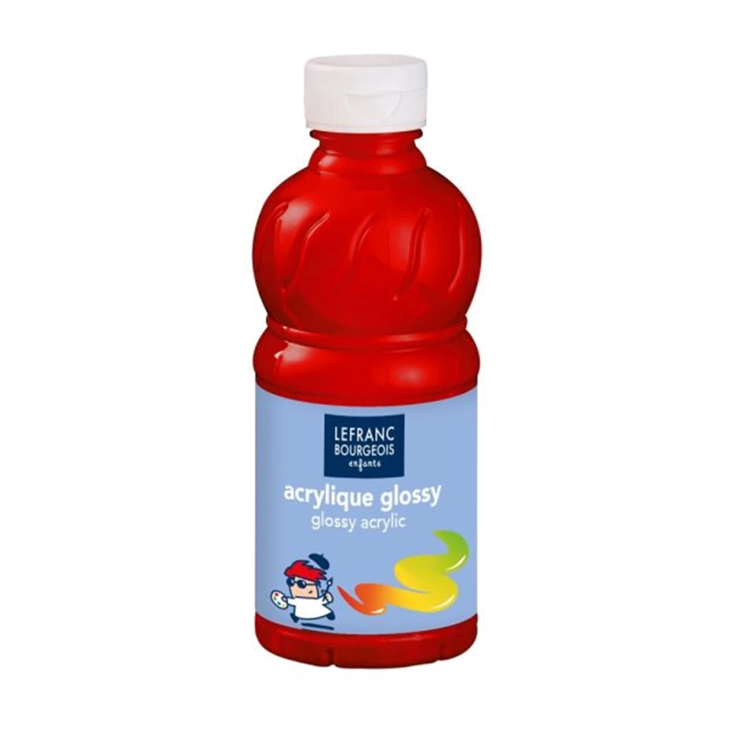 LFB GLOSSY ACRYLFARBE 250ML FLASCHE - PRIMÄRROT