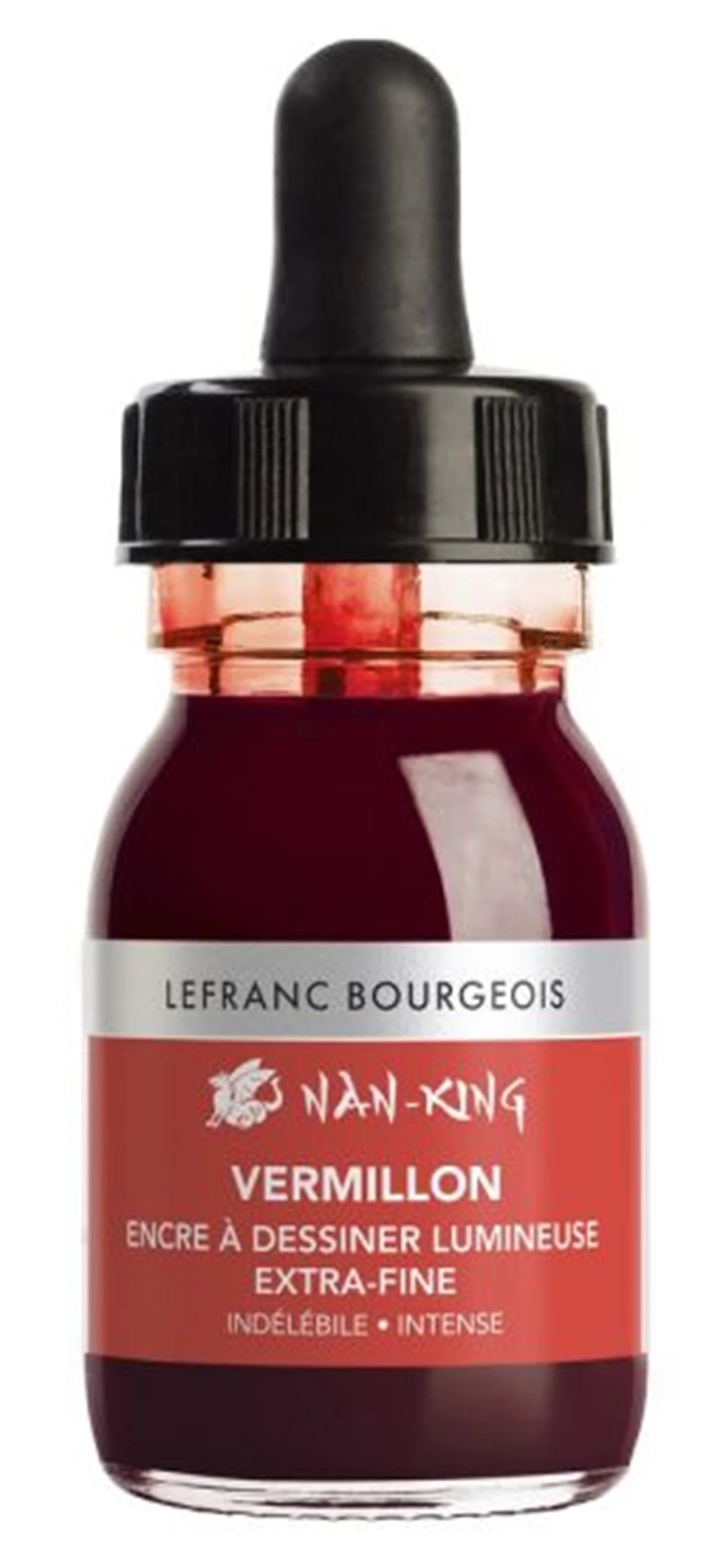 LFB NAN KING ZEICHENTUSCHE 30ML FLASCHE - ZINNOBER