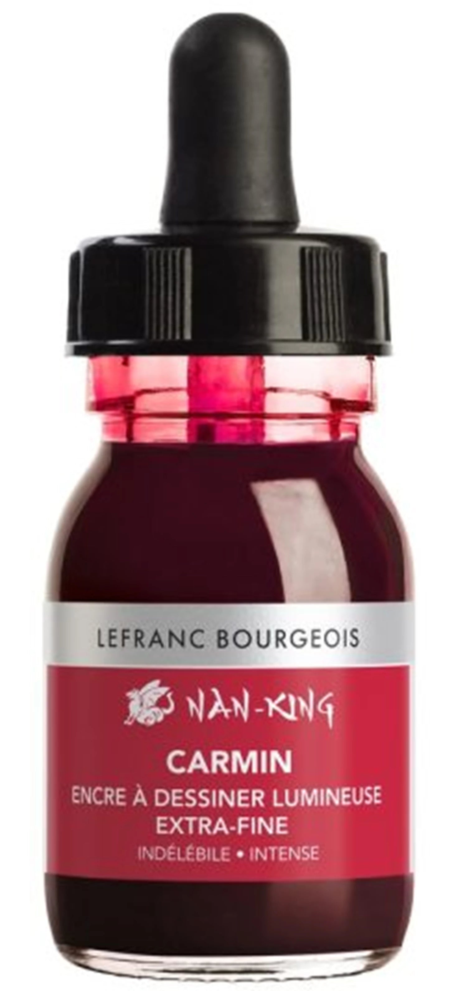 LFB NAN KING ZEICHENTUSCHE 30ML FLASCHE - KARMIN