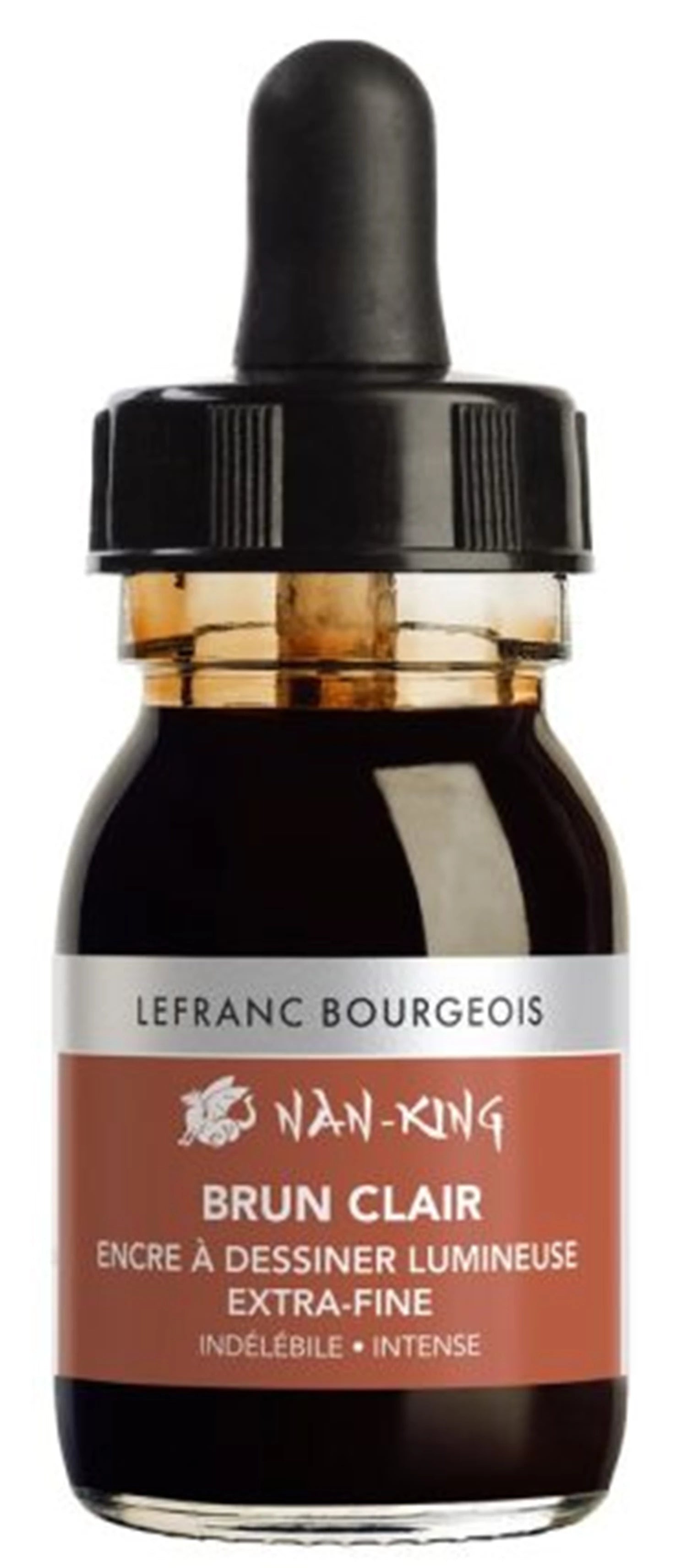 LFB NAN KING ZEICHENTUSCHE 30ML FLASCHE - HELLBRAUN