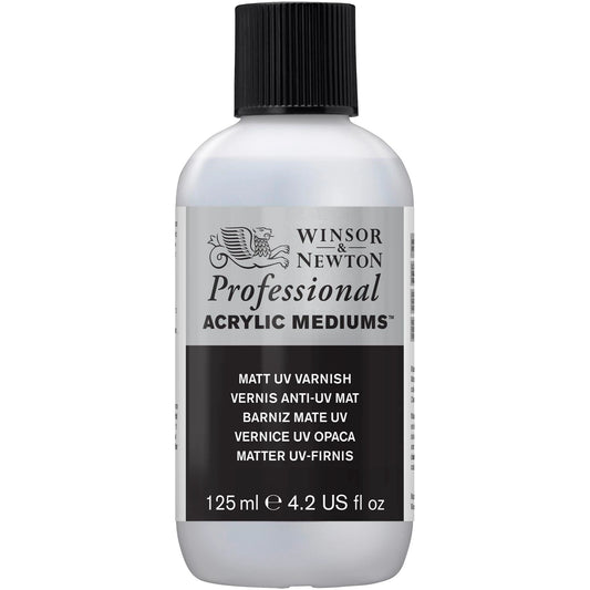 W&N PROF. ACRYL MALMITTEL UV-FIRNIS MATT 125ML FLASCHE