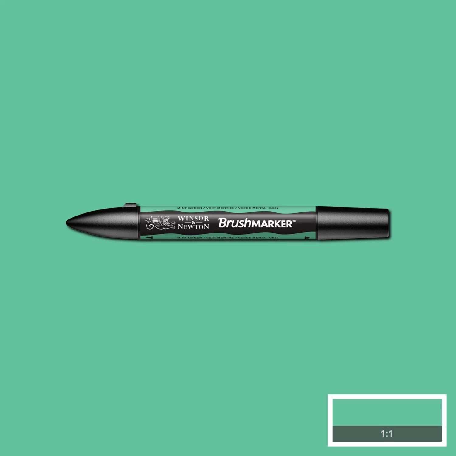 W&N PROMARKER BRUSH MINTGRÜN (G637)