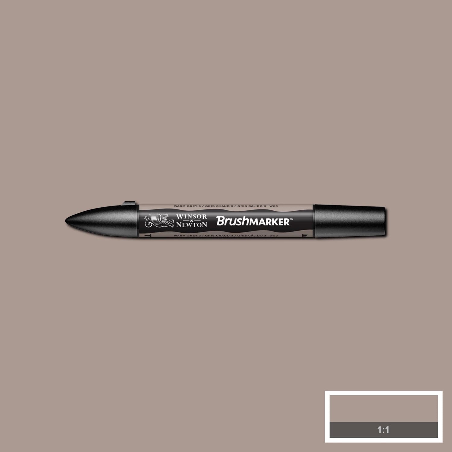 W&N PROMARKER BRUSH WARM GRAU 3 (WG3)