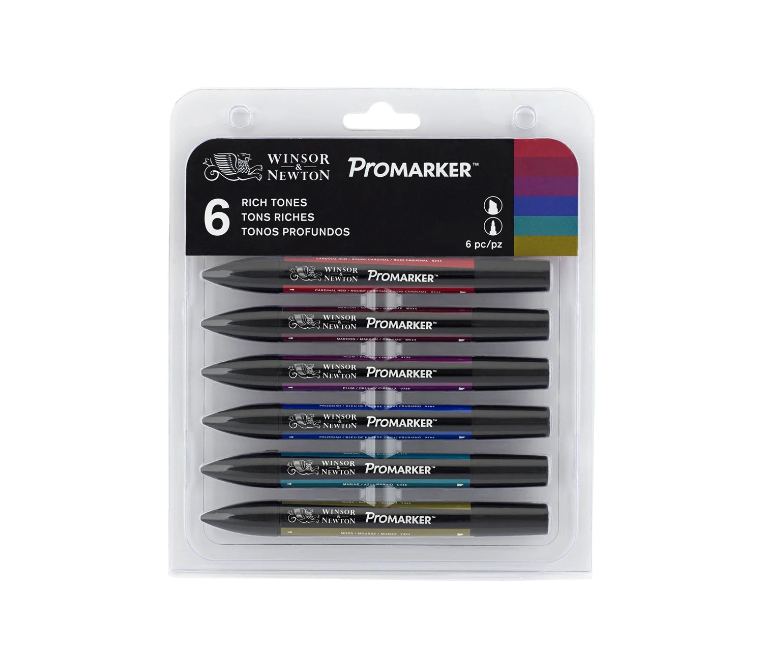 W&N PROMARKER 6ER SET REICHE TÖNE