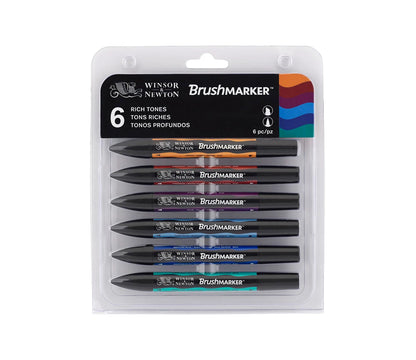 W&N PROMARKER BRUSH 6ER SET REICHE TÖNE