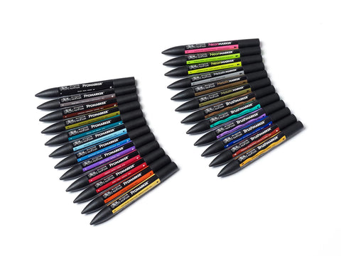 W&N PROMARKER MIXED MARKER SET 24 IM WALLET