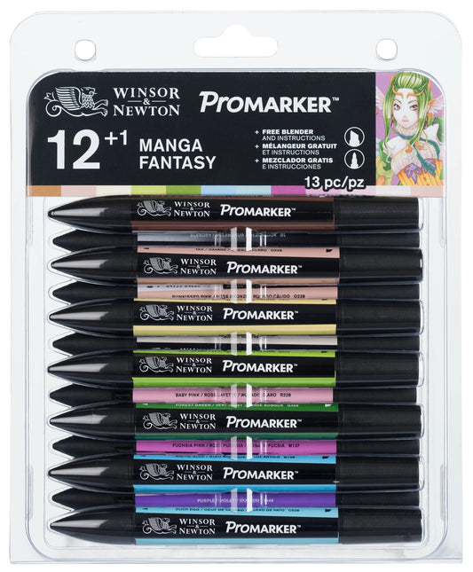 W&N PROMARKER 12+1 SET MANGA FANTASY