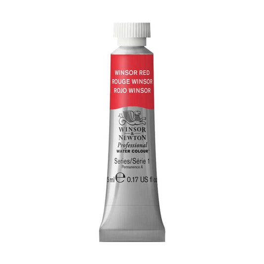 W&N PROF. WATER COLOUR 5ML TUBE KADMIUMFREI ROT DUNKEL