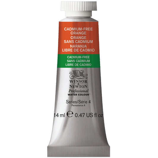 W&N PROF. WATER COLOUR 14ML TUBE KADMIUMFREI ORANGE