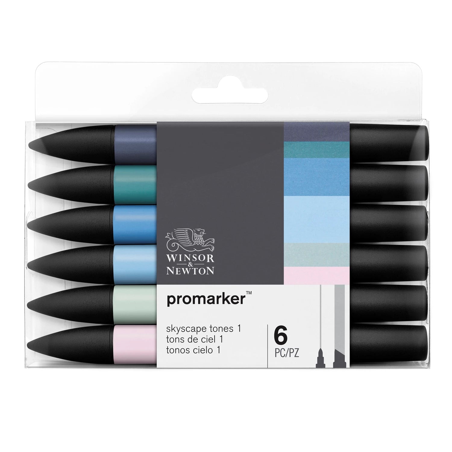 W&N PROMARKER 6ER SET HIMMEL 1