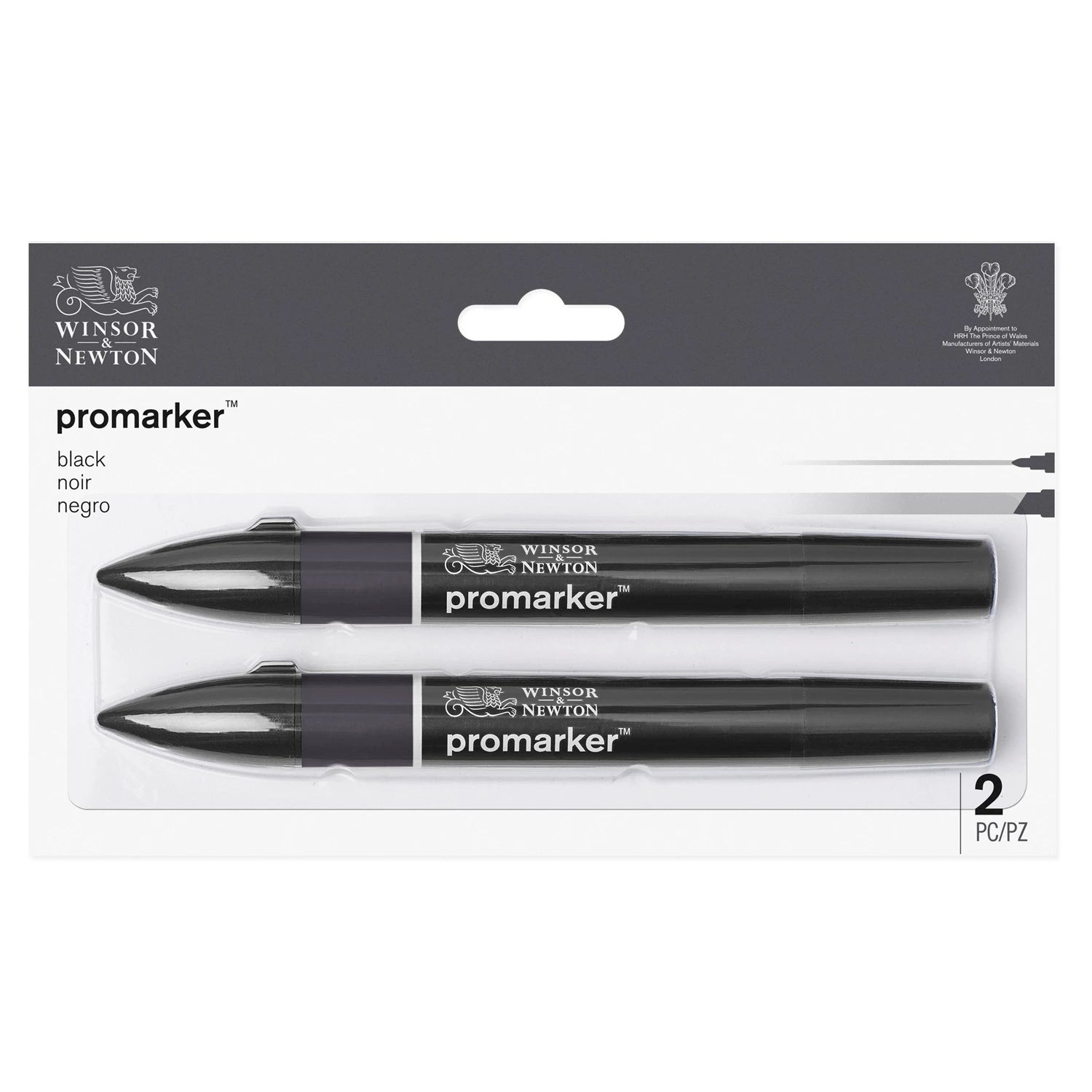 W&N PROMARKER 2 ST SCHWARZ