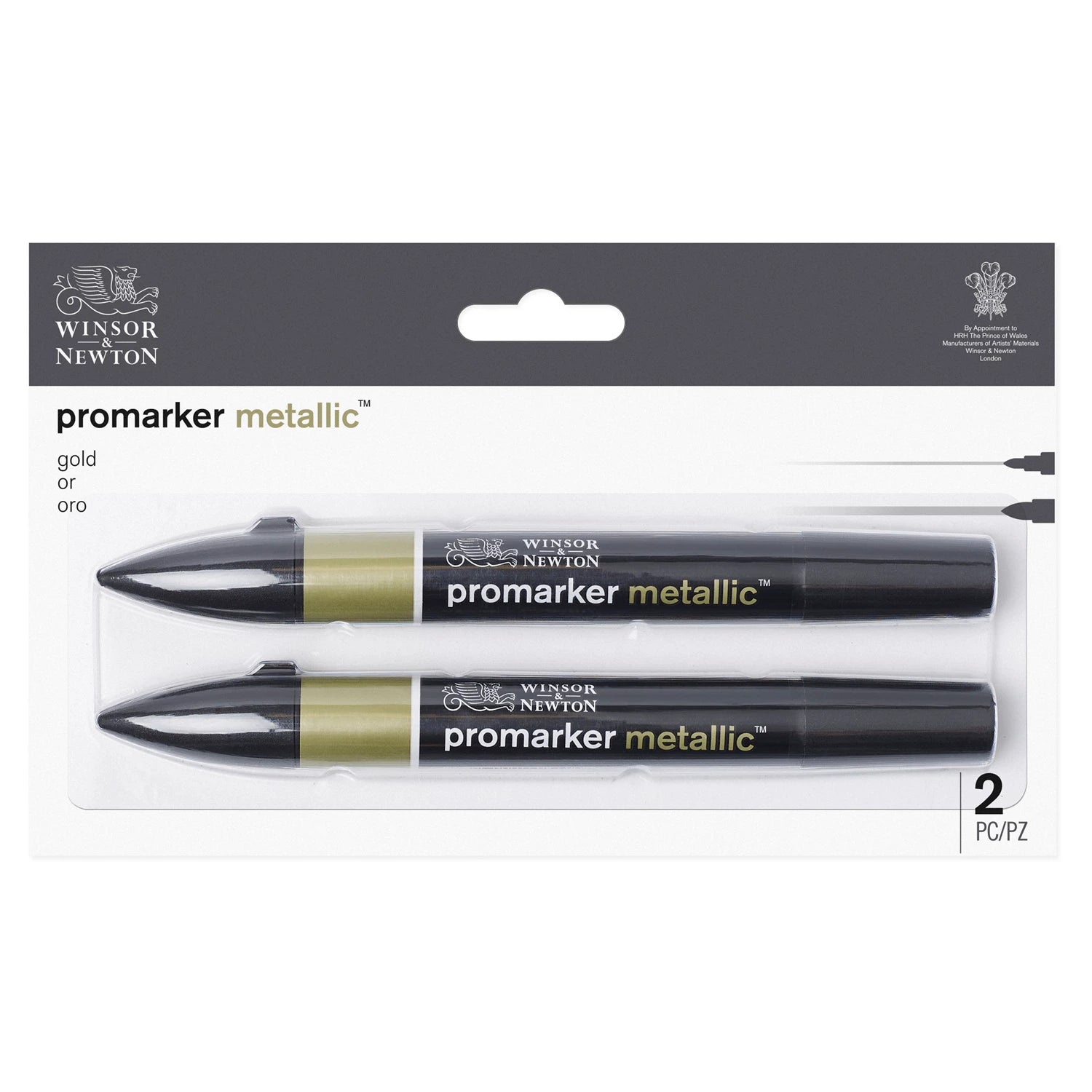 W&N PROMARKER METALLIC TWIN PACK 2X GOLD