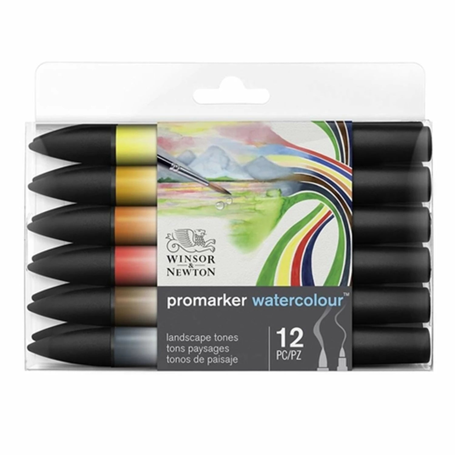 W&N PROMARKER WATERCOLOUR12ER SET LANDSCHAFT