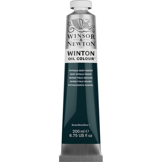 W&N WINTON ÖLFARBE 200ML TUBE PHTHALO DUNKELGRÜN