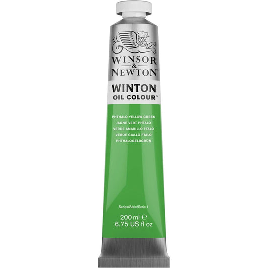 W&N WINTON ÖLFARBE 200ML TUBE PHTHALO GELBGRÜN