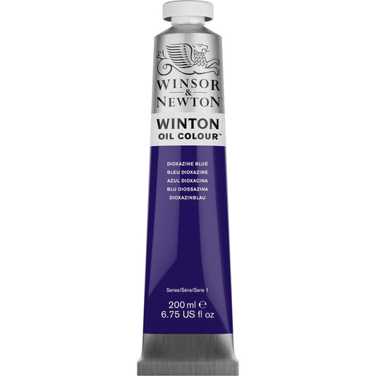 W&N WINTON ÖLFARBE 200ML TUBE DIOXAZINE BLAU