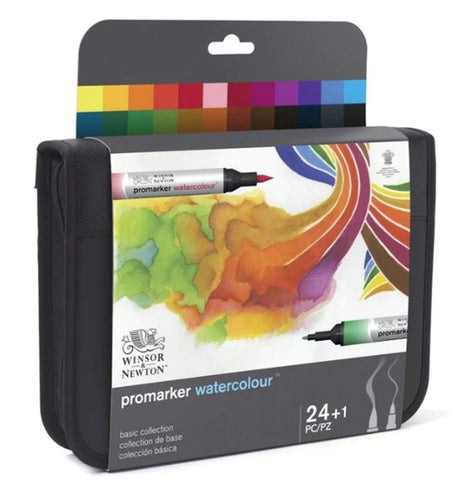 W&N PROMARKER WATERCOLOUR 24ER WALLET